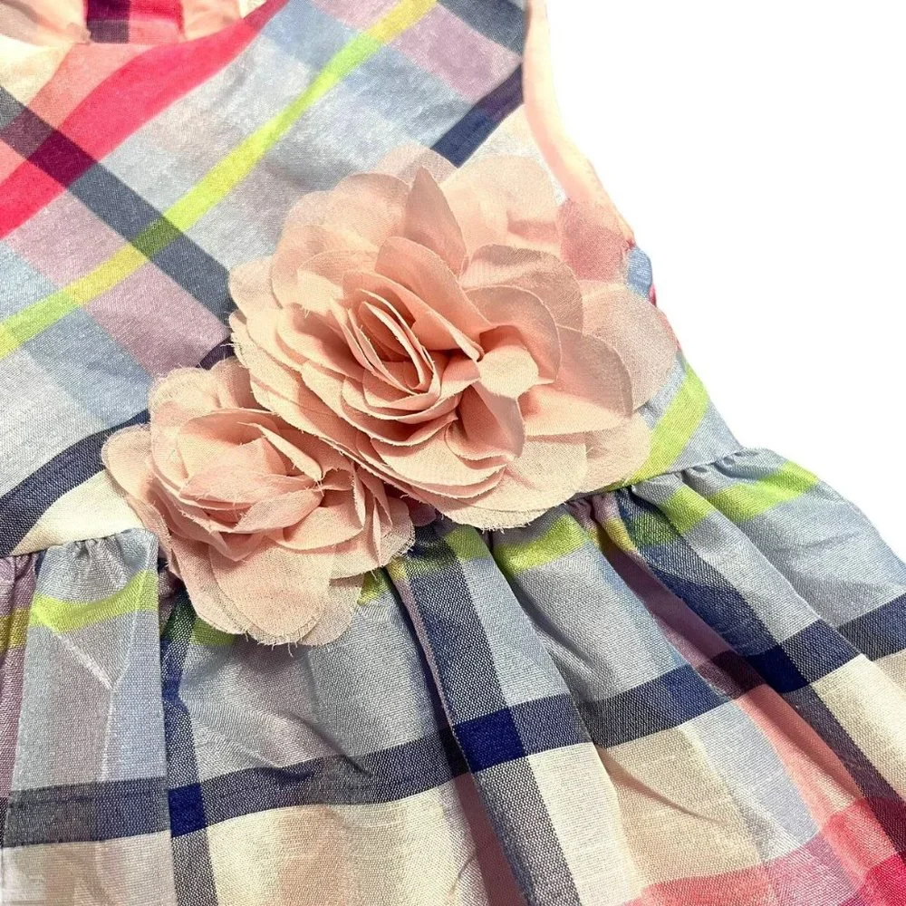 NEW Gymboree 12-18m Plaid Special Occasion Party Dress